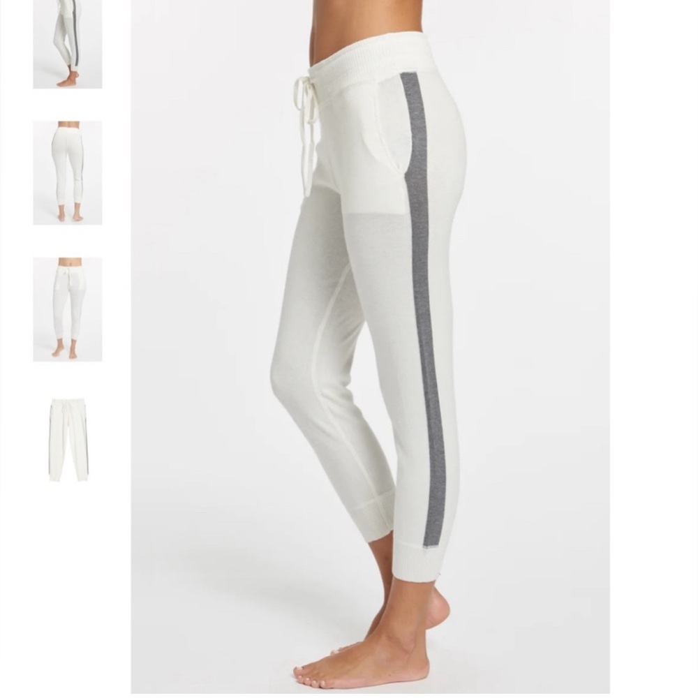 NEW W/ TAGS Leimere Marshmallow Somerset Cashmere Blend Jogger Tank Top Set